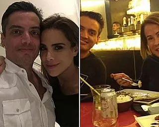 Cantor ironiza foto da ex e da filha com colunista social