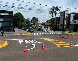 Agetran incrementa serviços de sinalização em Dourados