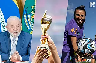 Lula adota ponto facultativo em jogos da seleção na Copa feminina