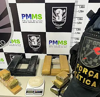 PM prende homem por tráfico de drogas no Jardim Climax