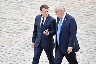 Apesar das divergências, Macron e Trump reforçam laços em Paris