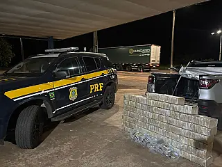 PRF apreende 321 Kg de cocaína e haxixe