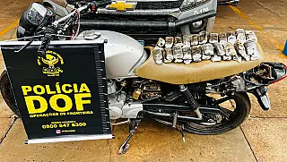 DOF apreende Haxixe Marroquino em moto
