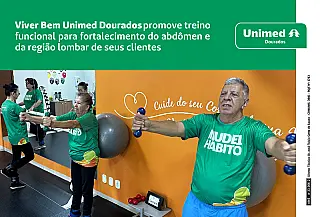 Programa da Unimed Dourados promove treino funcional