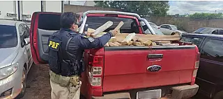 Traficante é preso com uma tonelada de maconha