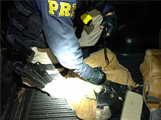 Ação integrada resulta na apreensão de 78 kg de cocaína