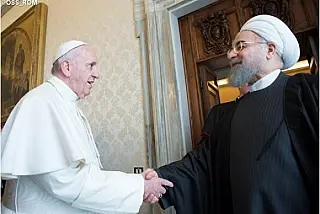 Presidente do Irã é recebido pelo Papa Francisco