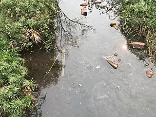 Em situação de abandono e assoreado, Rego D'Água deixa de ser ponto de visitação