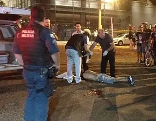Suspeito de crime ocorrido no meio de semana é executado no centro de Dourados