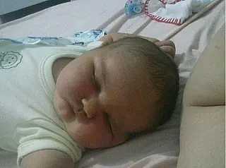 Bebê nasce com 6,1 quilos e perde 'chá de fraldas' em Santa Catarina