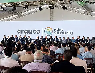 Geraldo Resende participa do lançamento da maior fábrica de celulose do mundo