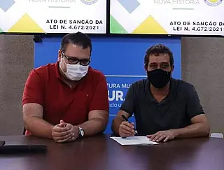 Cemar acompanha assinatura de autorização para prefeito contrair empréstimo