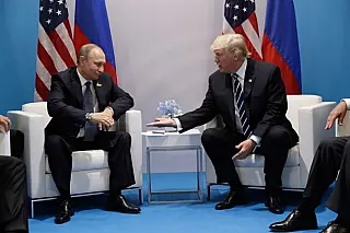 Presidentes das duas maiores potências mundiais se encontram na Alemanha