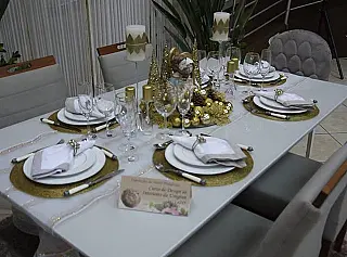 Curso de Design da Unigran mostra exemplo de Mesa de Natal
