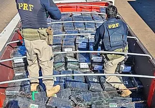 PRF apreende uma tonelada de drogas por dia em MS