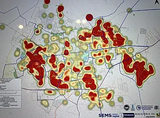 Mapas mostram evolução diária da Chikungunya