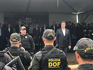 Vice recepcionou governador na agenda de Dourados