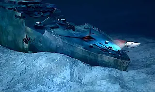 Continuam buscas por submarino que visitava Titanic com cinco a bordo