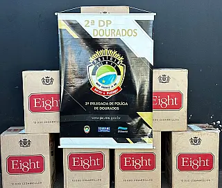 Polícia prende homem mantendo depósito de cigarros contrabandeados em Dourados