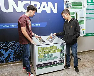 Campanha coleta eletrônicos descartáveis