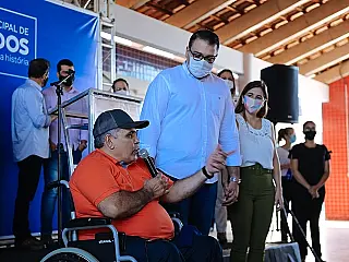 Creusimar destaca entrega de novos ônibus e conclusão da obra de Ceim