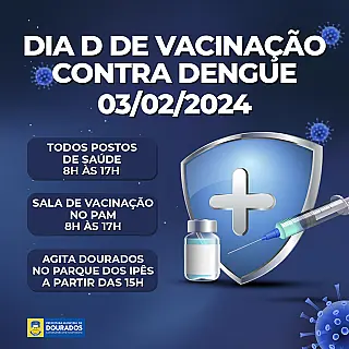 Vacinação contra dengue terá plantão em todas as UBS neste sábado