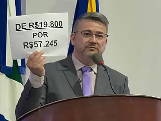 Fábio Luiz questiona sobrepreço pago por Alan Guedes, por serviços prestados ao município