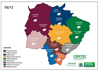 Tempo instável permanece nesta terça-feira, aponta meteorologia
