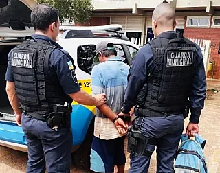 Homem com mandado em aberto é preso pela Guarda Municipal em parque
