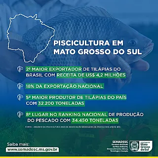 MS foca na piscicultura para ampliar rol de proteínas animais