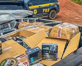 Carga de cigarros eletrônicos é apreendida em MT