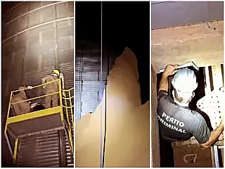 Trabalhador morre soterrado em armazém de grãos em MS