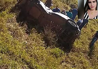 Moradora de Sanga Puitã morre ao colidir caminhonete em carreta na BR 463