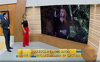 Garota de 15 anos morre baleada em Criciúma ao brincar de roleta-russa