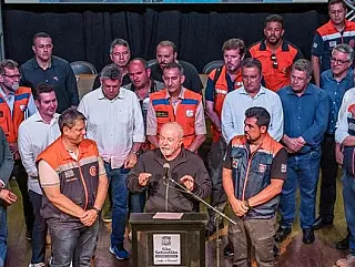 Lula destaca união de forças para ajudar vítimas de alagamento