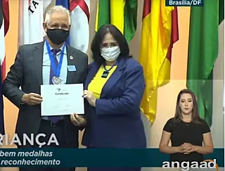 Sergio Nogueira recebe prêmio em Brasília