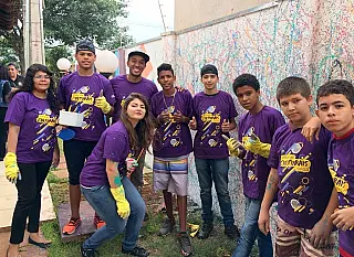 Alunos desenvolvem projeto sobre a arte do grafitte em Dourados
