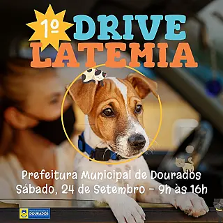 CCZ realiza 1º drive-thru "Latemia" de vacinação antirrábica