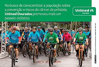 4º Passeio Ciclístico Unimed Dourados - Novembro Azul é realizado com sucesso