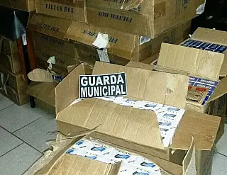Guarda Municipal apreende carga de cigarros avaliada em R$ 50 mil