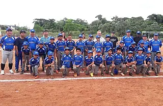 MS fica em terceiro lugar no Brasileiro de beisebol infantil