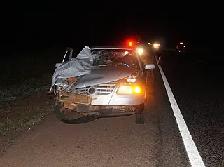 Indígena tenta atravessar rodovia, é atropelado e tem corpo arrastado na BR 163