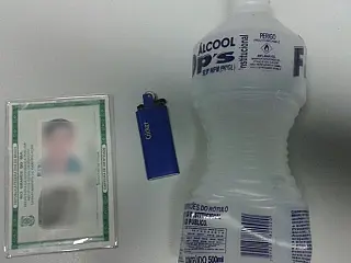 No RS homem é preso após jogar álcool contra mulher e criança de 7 meses