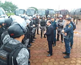 Operação na PED recolheu mais de 400 armas artesanais e 25 celulares
