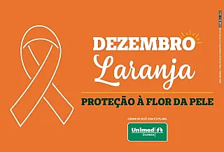 Unimed Dourados alerta para câncer de pele com campanha Dezembro Laranja