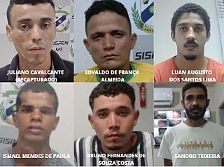 Presos de alta periculosidade fogem da cadeia