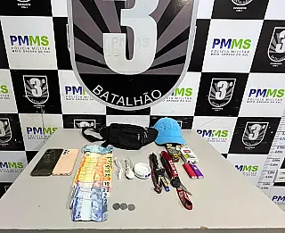 PM persegue traficantes na madrugada