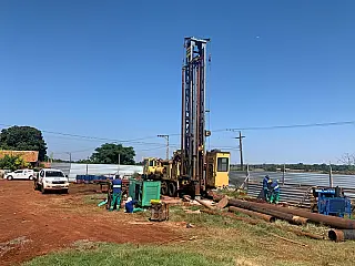 Dois novos super poços vão produzir 450 mil litros de água por hora em Dourados