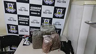 Guarda Municipal flagra dupla com drogas em rodoviária