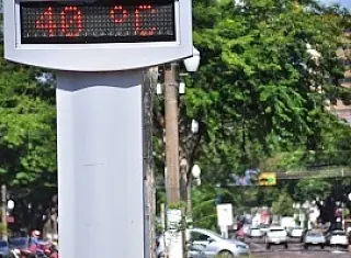 Defesa Civil emite alerta com onda de calorão 40 graus